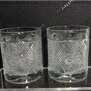 Ralph Lauren Argyle Double Plaid Old Fashioned Lion Crest Pair of Glasses